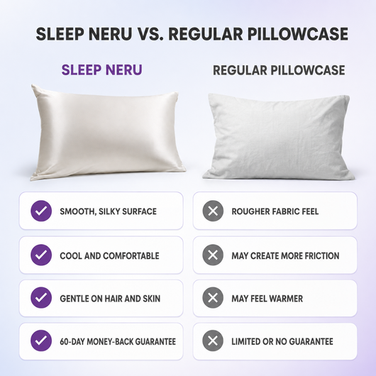 Sleep Neru Silk Pillow Case